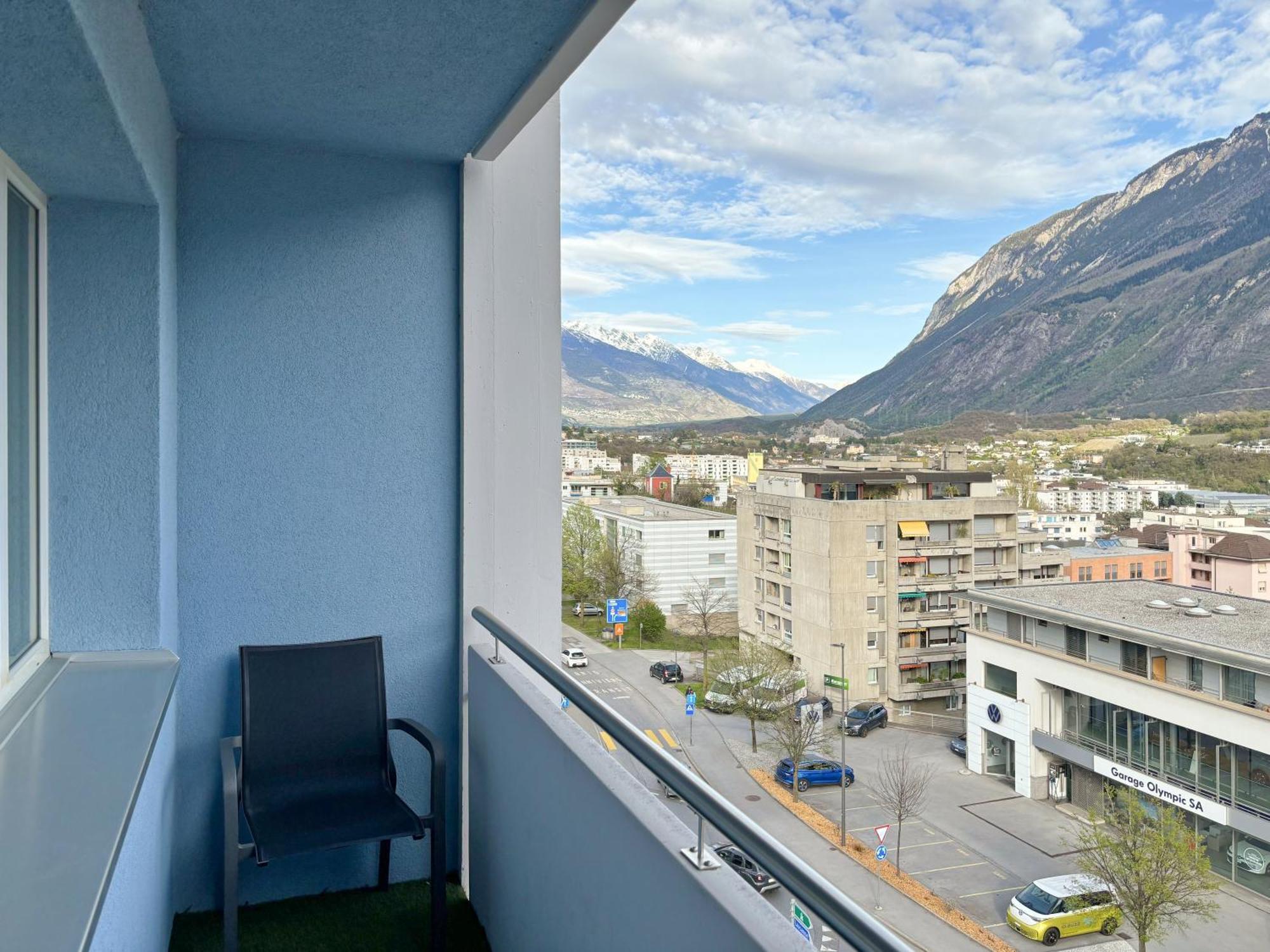 Nonanteneuf Appart Hotel Sierre - Contactless Check-In Exterior foto